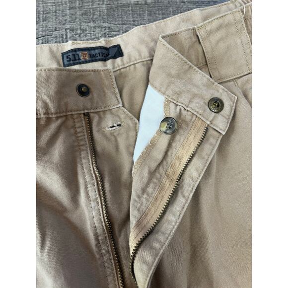 5-11 Tactical Men's Cotton Canvas Cargo Pants 44X30, Coyote. Style# 74251 - Picture 4 of 10